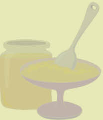 Jars of honey for table and cooking